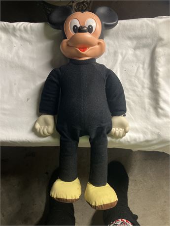 Vintage “marching Mickey” doll