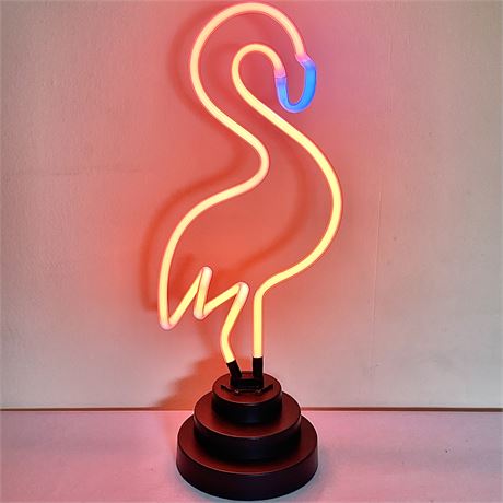Flamingo Hand-Blown Neon Tubing Light - Model AD-599
