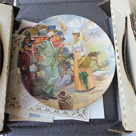 Knowles collector plate titled "I Cain't Say No" by artist Mort Künstler.