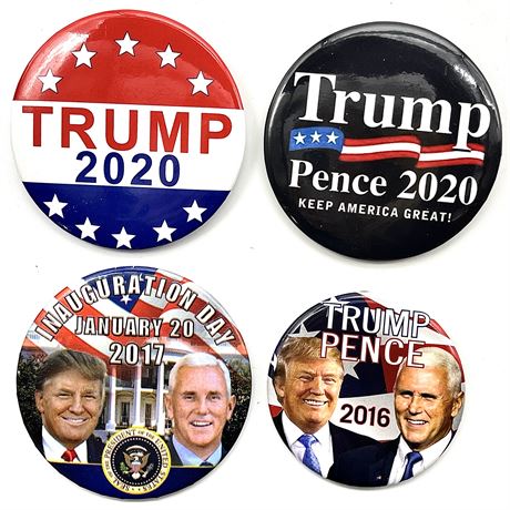Political Campaign Trump / Pence Pins