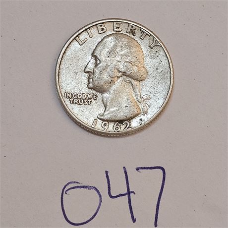 1962 Washington Silver Quarter