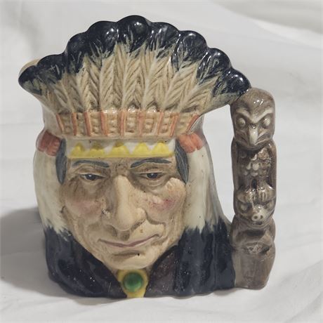 1966 Royal Doulton Character Jug, specifically the "North American Indian" D6614