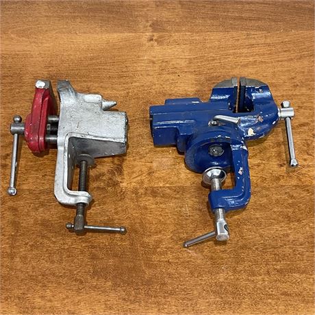 (2) Clamp-On Bench Vices
