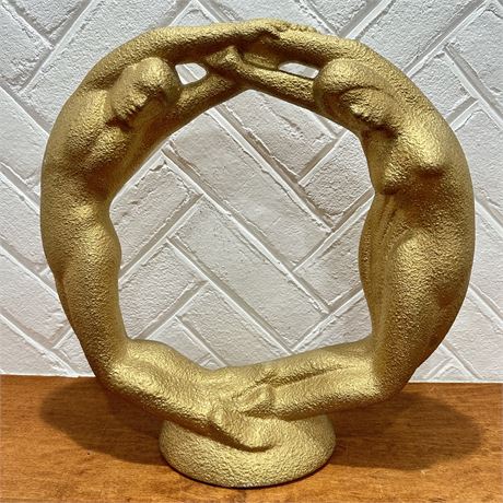 Royal Haeger "Circle of Love" Ceramic Sculpture