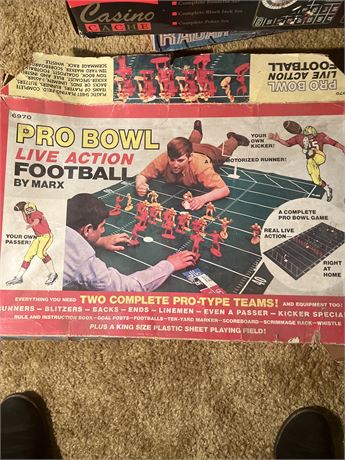 Pro Bowl Live Action Football game by Marx.
