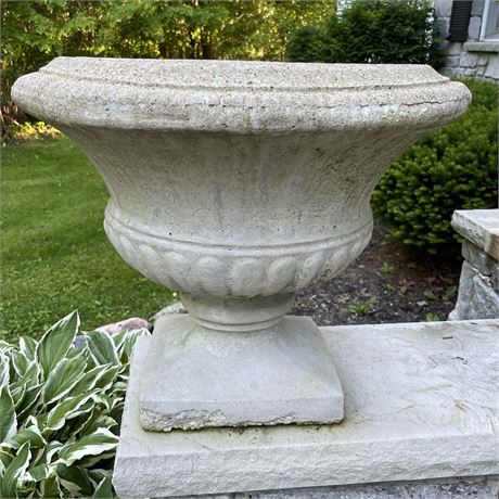 Cement Urn Style Planter