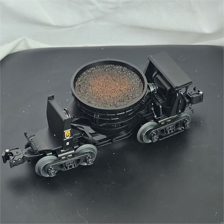 Lionel  Scale Slag Car, a model train car YOUNGSTOWN STEEL" logo and the number