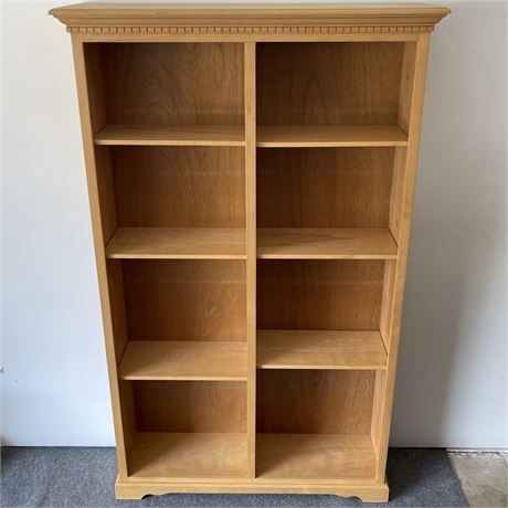 Solid Wood Bookcase / Display Cabinet with Adjustable Shelves