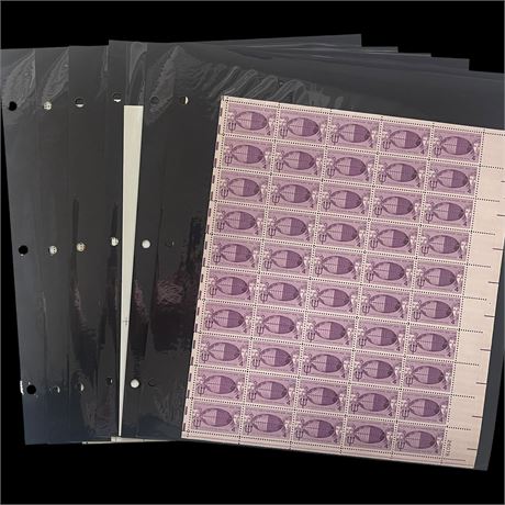 12 Full Sheets of Collectible Stamps