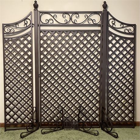 Outdoor 3-Panel Folding Privacy Screen