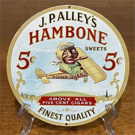 J.P. Alley’s Hambone Cigar Advertisment Sign