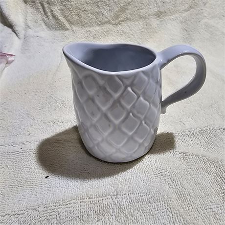 McCoy Pottery USA Quilted Pineapple Creamer.
