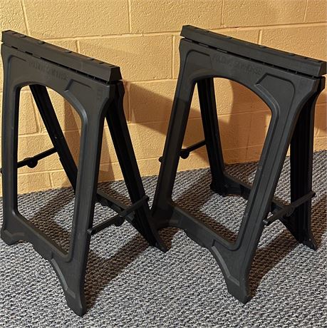 Plastic Folding Saw Horses