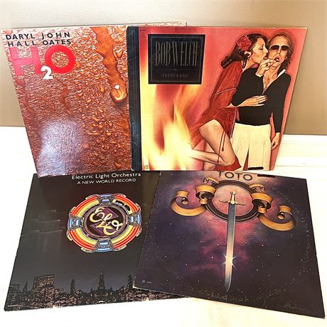 Vinyl Records - Hall & Oats, ELO, TOTO and Bob Welch
