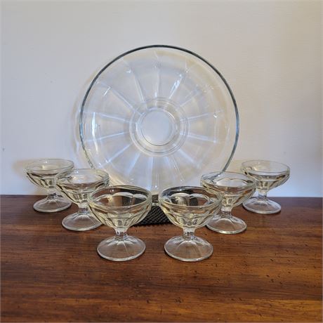 Dessert Cups and Plate