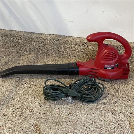 Troy-Bilt TB18OB Corded Electric Leaf Blower w/ Extension Cord