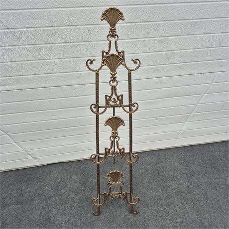 Vintage Brass 4 Tier Stand