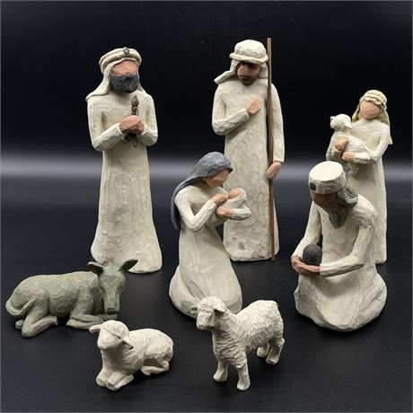 8 Piece Willow Tree "Nativity" Collectible Figurines