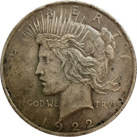 1922 Peace Silver Dollar Coin