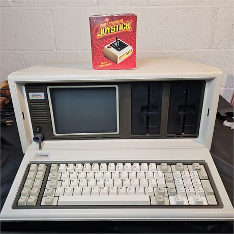 1983 Portable Compaq Computer w/Joystick
