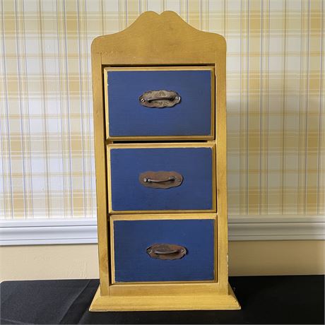 Vtg Handmade Apothecary Storage Drawers
