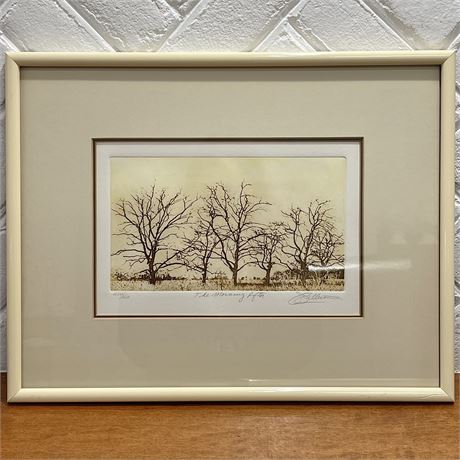Signed J A Sullivan? and Numbered 254/400 "The Morning After" Framed Print