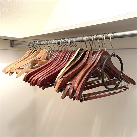 Collection of Wooden Heavy Duty Hangers