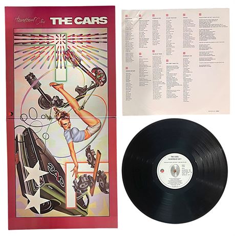 1984 The Cars "Heartbeat City" Vinyl Record