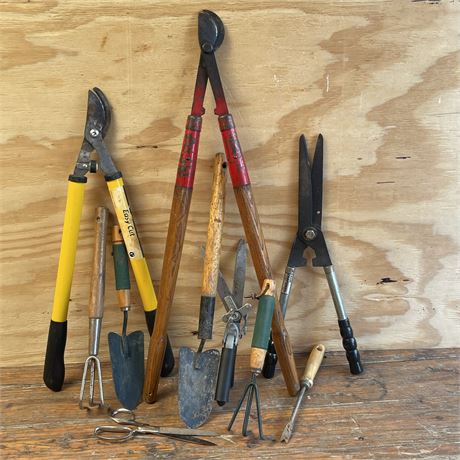 Pruning Shears, Hedge Shears, and other Gardening Tools