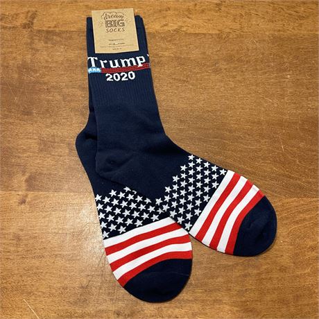 NEW 2020 Donald Trump Socks - Size 10-13