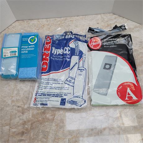Vac Bags and Mop Heads
