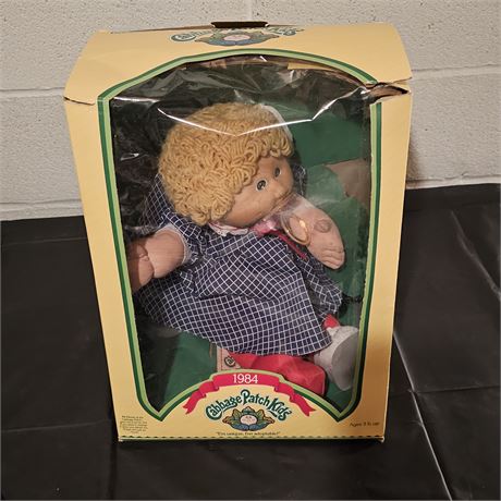 1985 Cabbage Patch Kids Doll ~Green Eyes/Blonde Hair