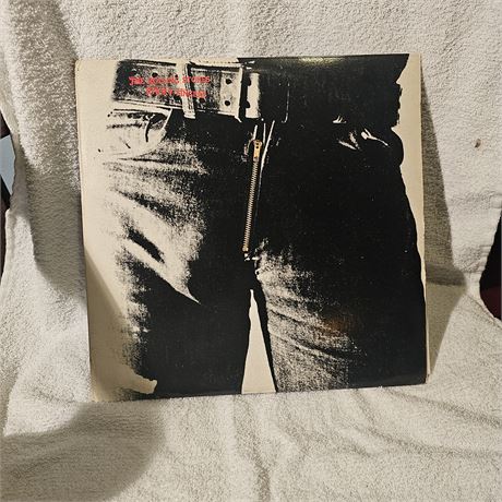 Vinyl LP of The Rolling Stones' album, "Sticky Fingers."