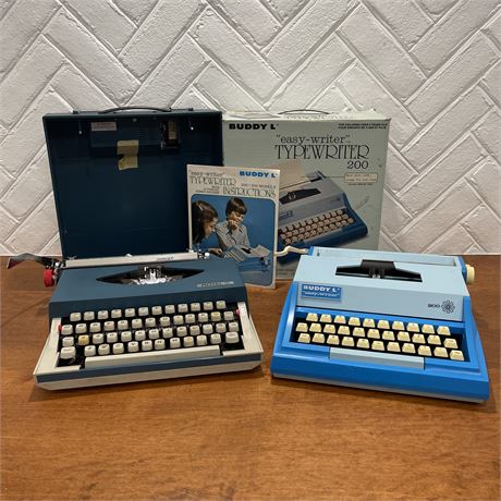 Vintage Royal Swinger and Buddy L "Easy-Writer" 200 Typewriters