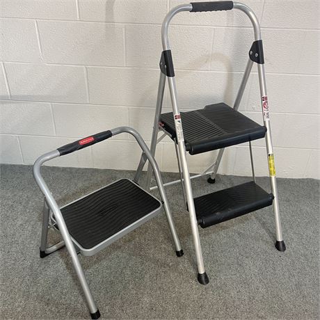 Rubbermaid & Werner Folding Step Stool Ladders