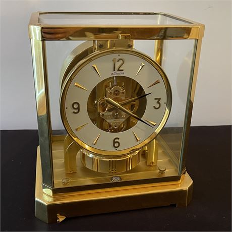 Atmos LeCoultre Fireplace Mantle Clock