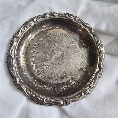 Silver Plated EP On Steel Made In Italy Dish Coaster