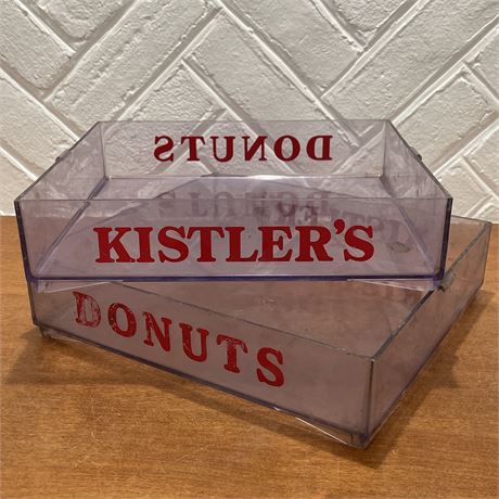 Pair of Kristler's Donuts Acrylic Trays