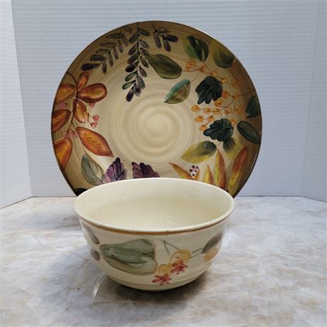 Serving Plate and Bowl