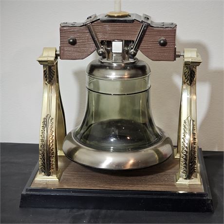 Liberty Bell Liquor Decanter Music Box