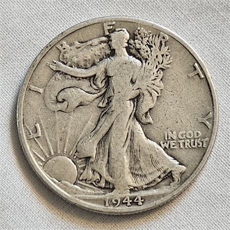 1944 D  Walking Liberty Half Dollar Silver