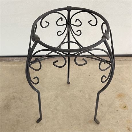 Wrought Iron Ornate Planter