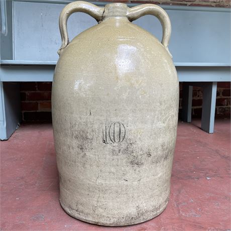 Antique 10 Gallon Stoneware Jug