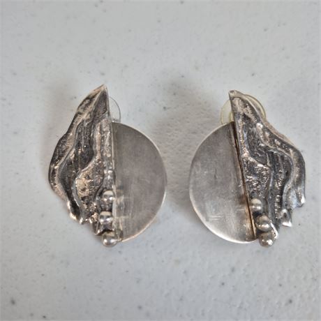 Sterling Earrings Signed