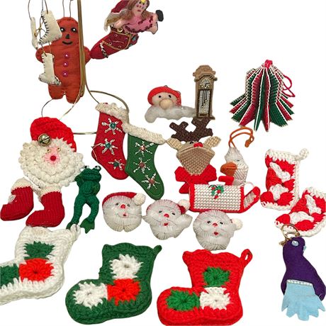 Vintage Hand-Made Ornaments