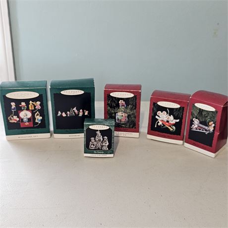 (6) Hallmark Keepsake Ornaments in Original Boxes Lot 2