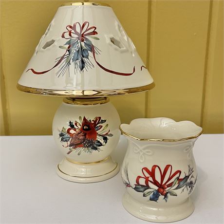 Lenox "Winter Greetings" Tealight Lamp & Votive Holder