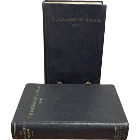 ‘40 & ‘43 Bluejackets’ Manuals
