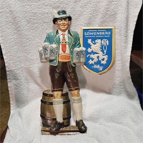 Löwenbräu Imported German Beer advertising display