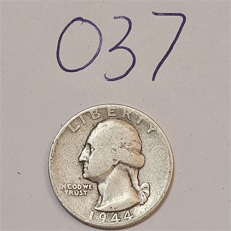 1944 Washington Quarter Silver